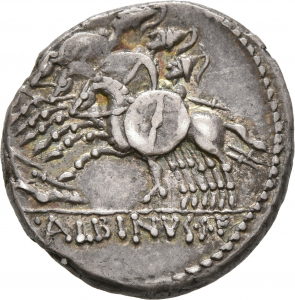 Röm. Republik: L. Caecilius Metellus, C. Publicius Malleolus, A. Albinus S. F.