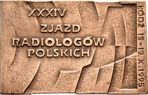 Polen, Plakette zum 34. Radiologen-Kongress in Łodz